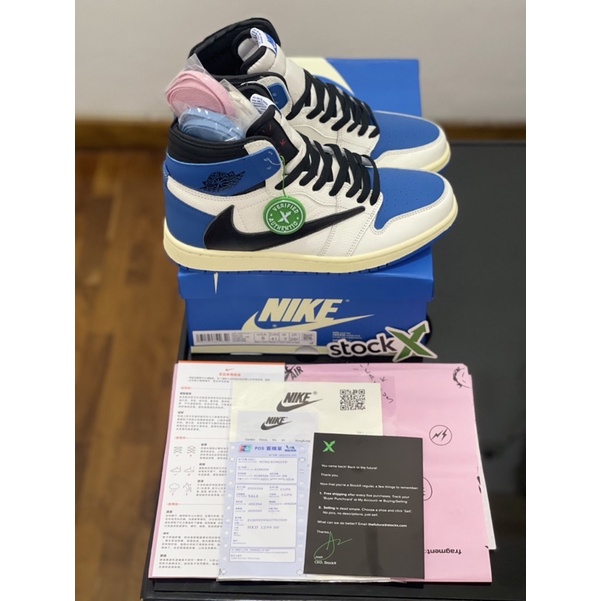 Sepatu Nike Air Jordan 1 High Fragment X Traviz Scoot BNIB