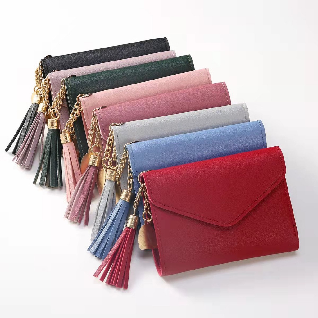 TIKTOK - D6146 Dompet Lipat Wanita / Dompet Kecil Wanita / Dompet Style Korea / Dompet Mini Wanita / Dompet Lipat / Dompet Fashion / Dompet Kekinian