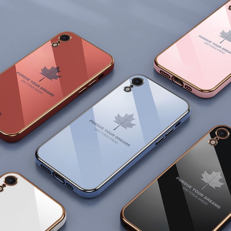 Cases Telepon Daun Maple Untuk SAMSUNG GALAXY A54 A70 A71 A72 A73 M12 M21 M23 M30S M31 M51 NOTE10 10