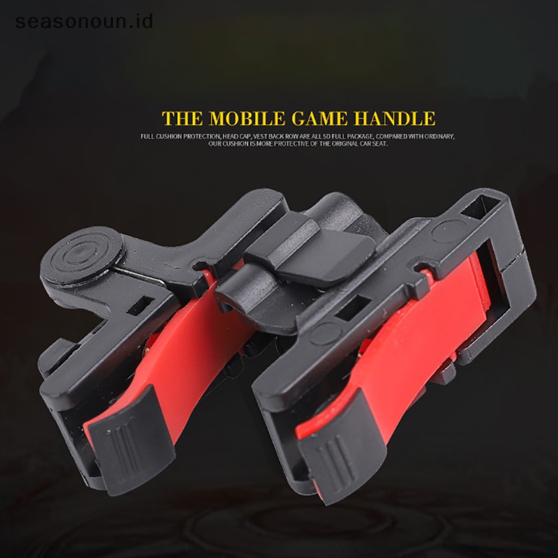 Seasonoun D9 Mobile Game Gamepad Trigger Joys Fire Button Controller Untuk PUBG S1.