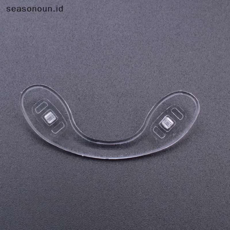 Seasonoun 2/5PCS Comfy Silicone Eyeglasses Pads Nose Pads Brace Penyangga Kacamata.