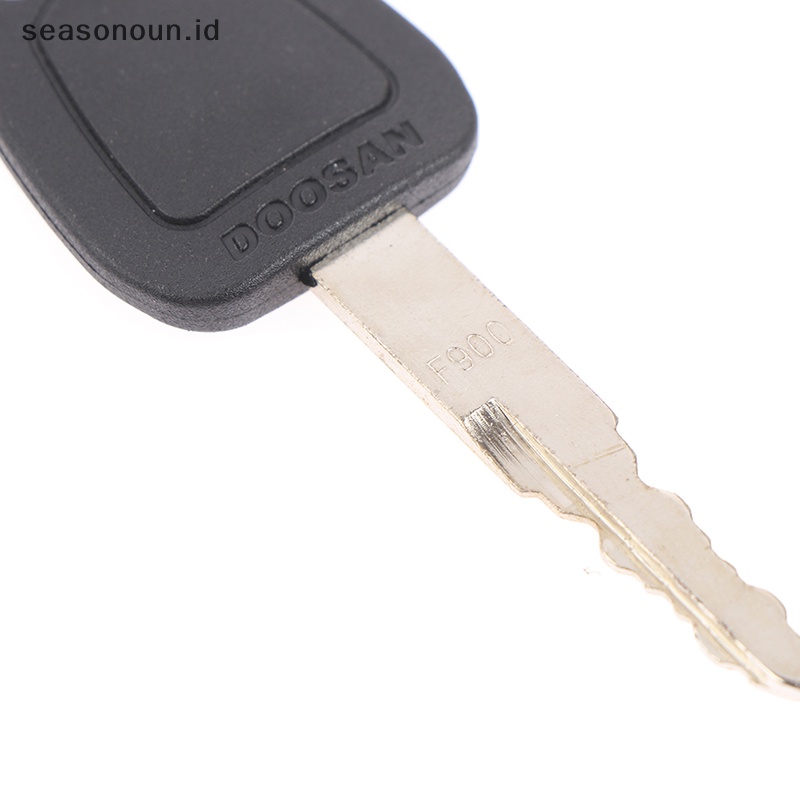 Seasonoun 2pcs F900 Ignition Start Switch Door Lock Kunci Untuk Excavator Doosan Daewoo DX80.