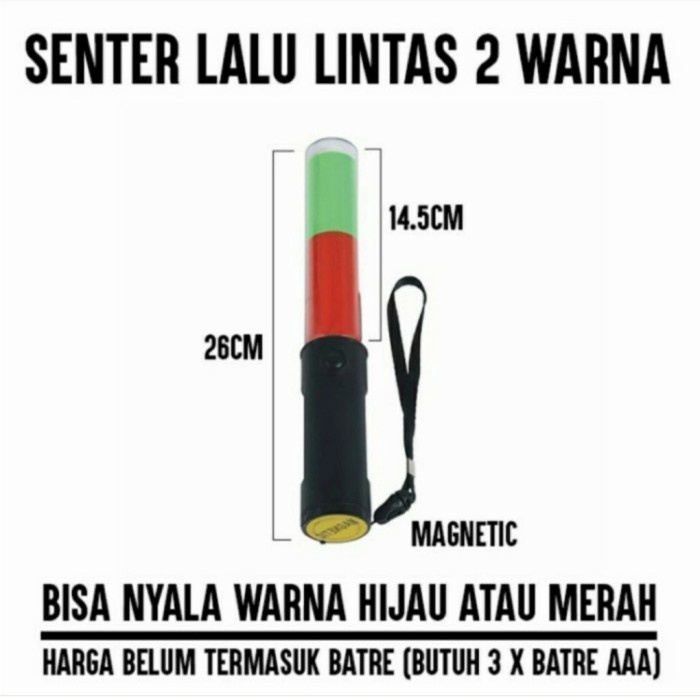 senter parkir pendek 40cm  / panjang 52cm lampu parkir trafik Light senter touring motor