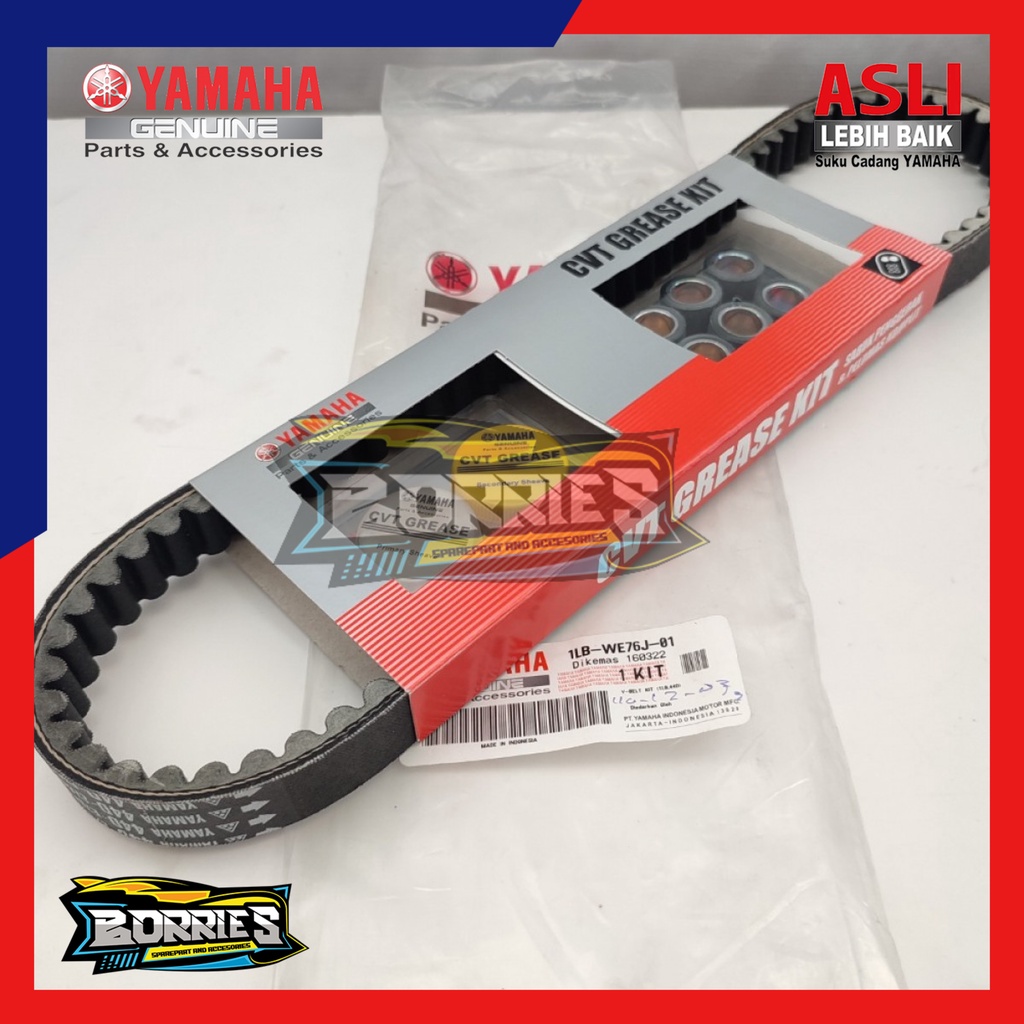 VBELT V-BELT KIT XEON KARBU RC GT AEROX 125 ORIGINAL YGP 1LB-WE76J-01