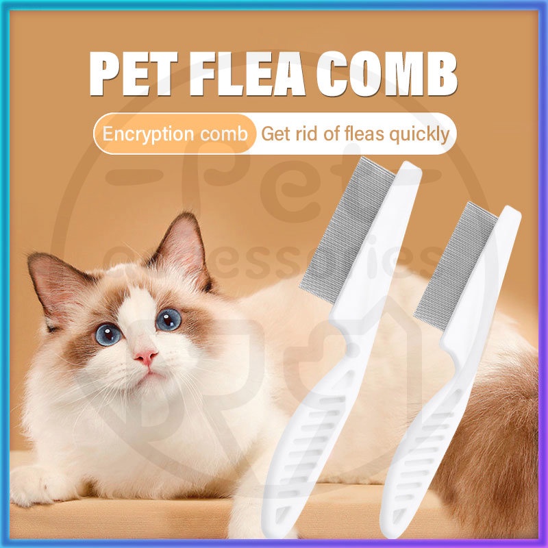 Sisir Kutu Kucing Anjing Pet Brush Grooming Hewan