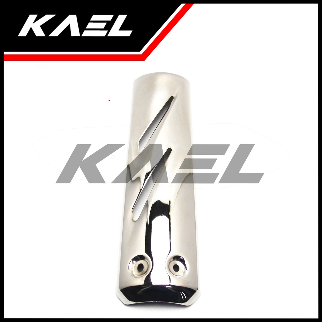 Pelindung Knalpot Vixion (2007-2011) Polos Cover Kenalpot Muffler Exhaust Tutup Penutup Tameng