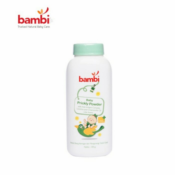 

ARS04 BAMBI Prickly Heat 100gr Prickly Powder Bedak Bayi Biang Keringat
