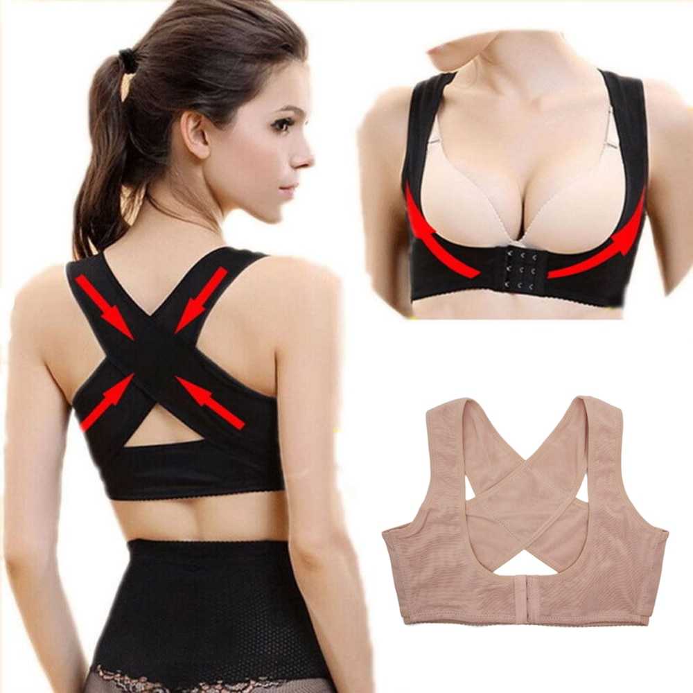 Diskon  Korset Penegak Punggung Push Up Dada Body Harness Korektor Postur Punggung Push up Bra Dada
