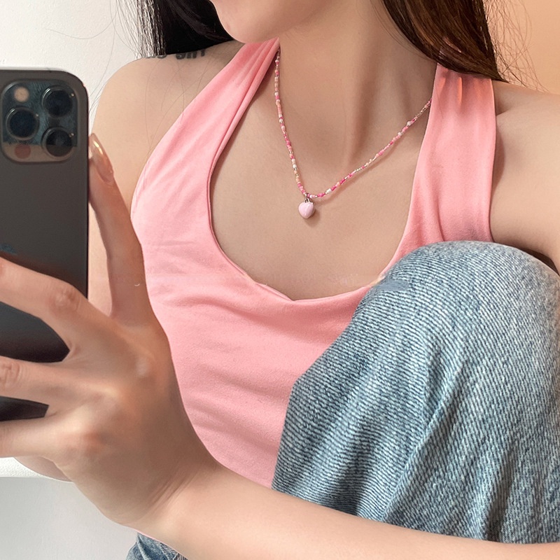 Kalung Mewah Gadis Keren Manis Zirkon Kupu-Kupu Rumbai Rantai Klavikula Untuk Perempuan Yang Indah