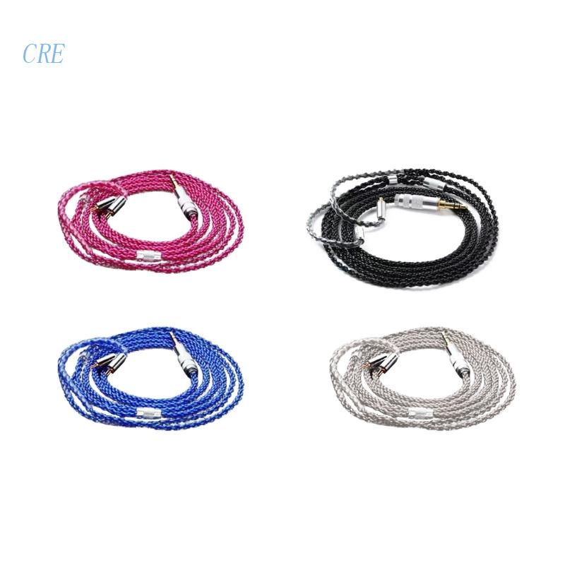 Cre 3.5mm Kabel Headphone Kabel Konektor MMCX Yang Dapat Dilepas Kabel Pengganti Untuk SE215 SE425 SE535 SE846 Earphone Accesso