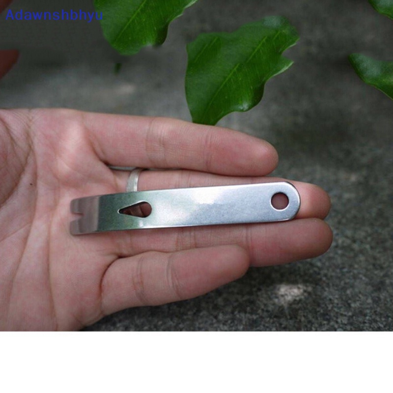 Adhyu Survival Opener MINI 3 &quot;Saku Pry Bar Pocket Micro Linggis Keyring Tool ID