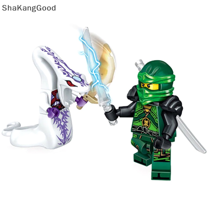 Selip Set 24pcs Ninjago Mini Figure Kai Jay Sensei Wu Master Mainan Blok Bangunan SKK