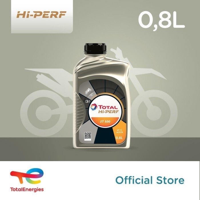 Total Energies Hi-Perf Oli Samping 2T 500 20W-50 Ninja R Satria 0.8L