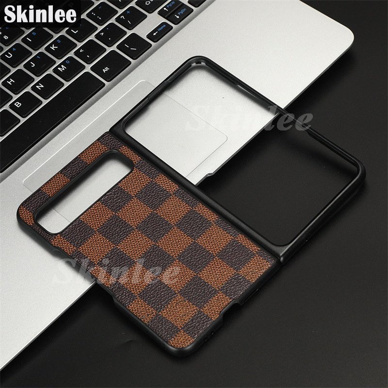 For Google Pixel Fold Case Checkered Pattern Design Shockproof Casing HP Cover For Google Pixel Fold