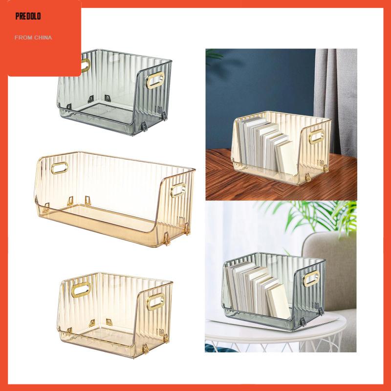 [Predolo] Wadah Penyimpanan Bening Kotak Penyimpanan Transparan Untuk Pintu Masuk Kamar Tidur Dapur