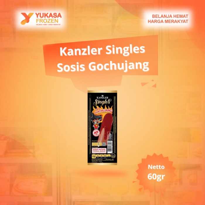 

Kanzler Sosis Singles Gochujang 60gr