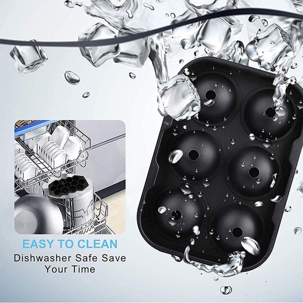 Populer Ice Cube Tray Pembuat Es Food Grade Silikon Reusable Berkualitas Tinggi