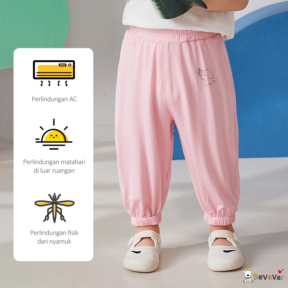 BEVAVAR Celana panjang anak laki laki perempuan anti nyamuk/celana jogger anak