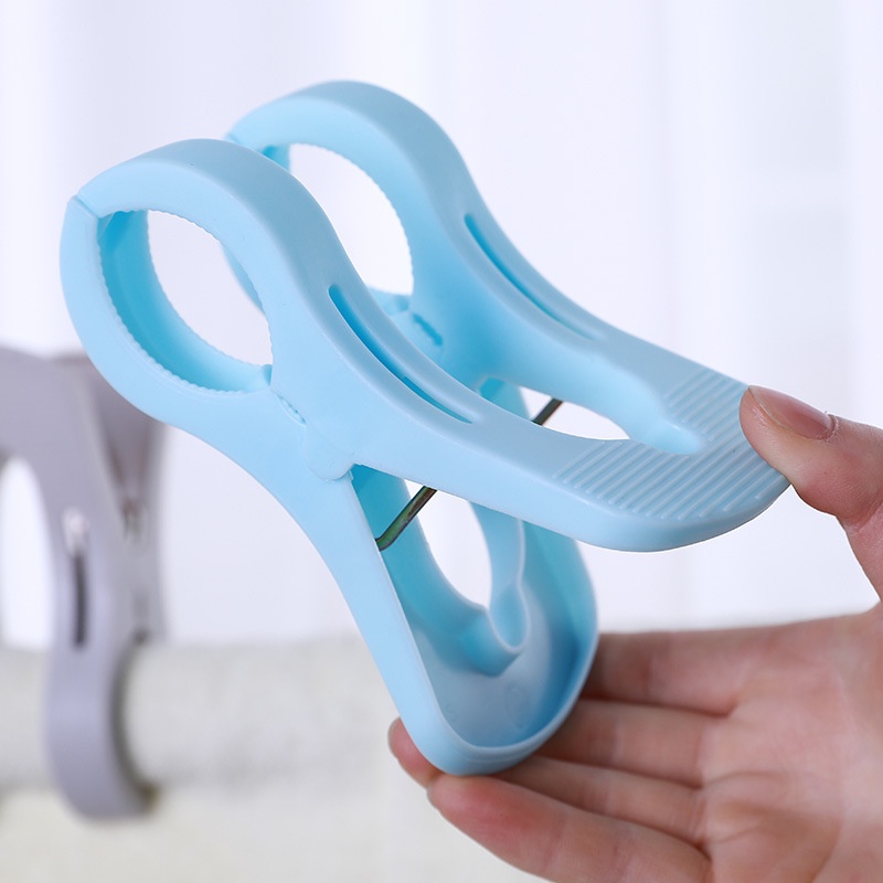 Multifungsi Anti-Slip Sprei Selimut Tetap Penjepit Handuk Pantai Klip Besar Plastik Tahan Angin Pakaian Pasak Rumah Tangga Laundry Pakaian Kaos Kaki Pengering Jepitan Snack Sealing Clip