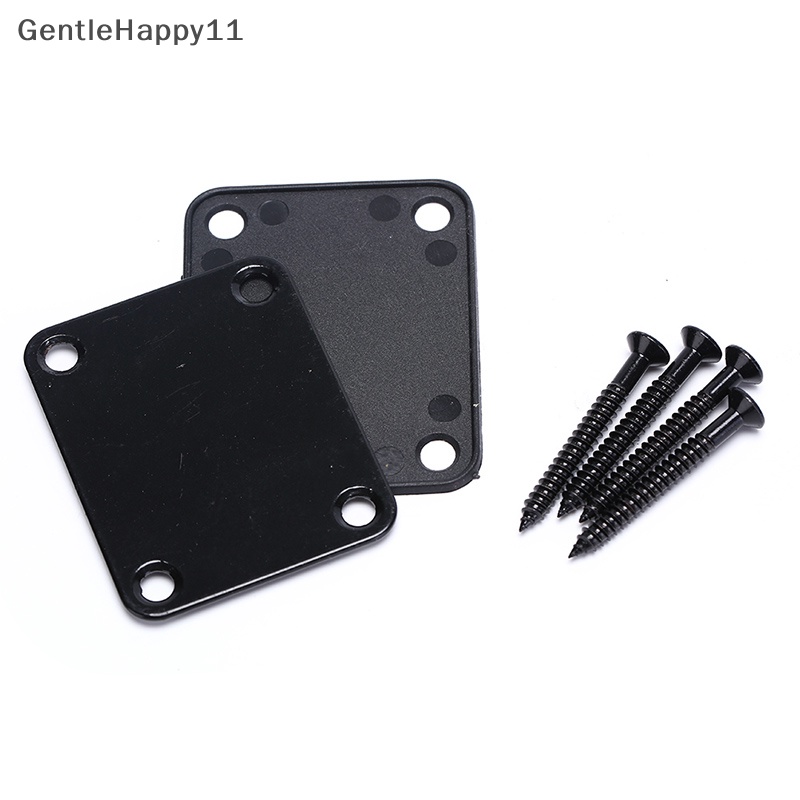 Gentlehappy Plat Leher Gitar Elektrik Neck Plate Fix Papan Sambungan Leher Gitar 3warna id