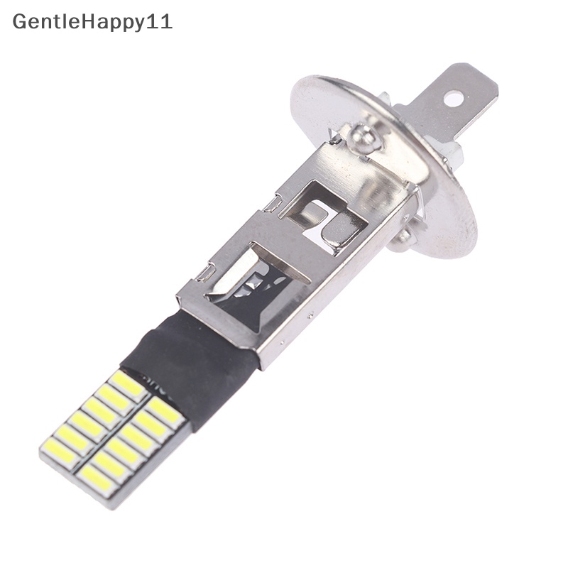 Gentlehappy 2PCS H3 H1 Bohlam LED Untuk Lampu Kabut 24 SMD Putih 12V LED Fog Light Running Lamp id