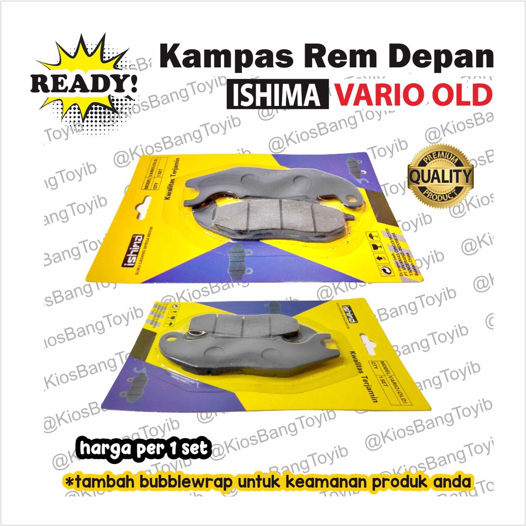 Kampas Rem Depan Discpad Honda Vario OLD VARIO 110 CW (Ishima)