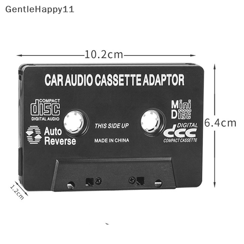 Gentlehappy High Quality Car MP3 MP4 Kaset Tape Adapter Handphone Audio Converter Car Tape Converter Untuk IPod MP3 CD DVD Player id