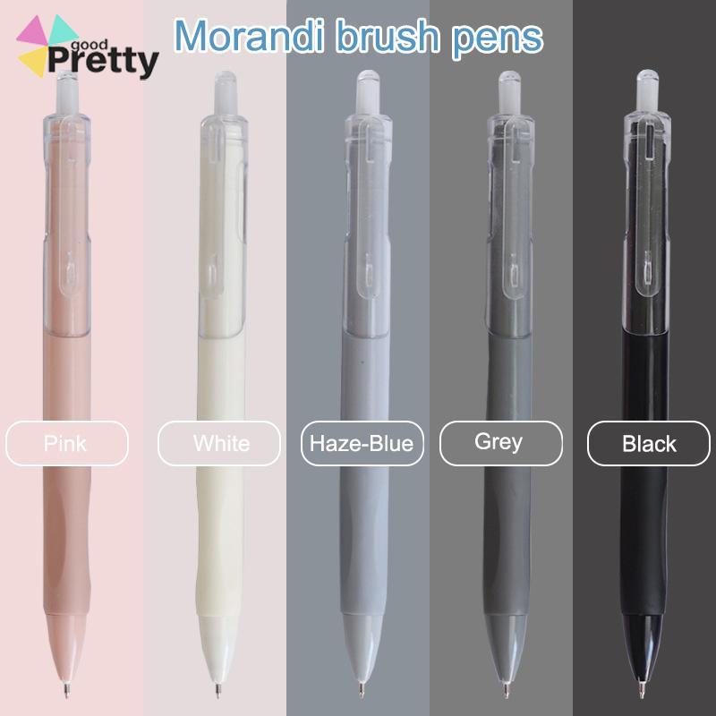 Pulpen Tinta Gel Hitam 0.5mm Retractable Portable Untuk Pelajar - PD