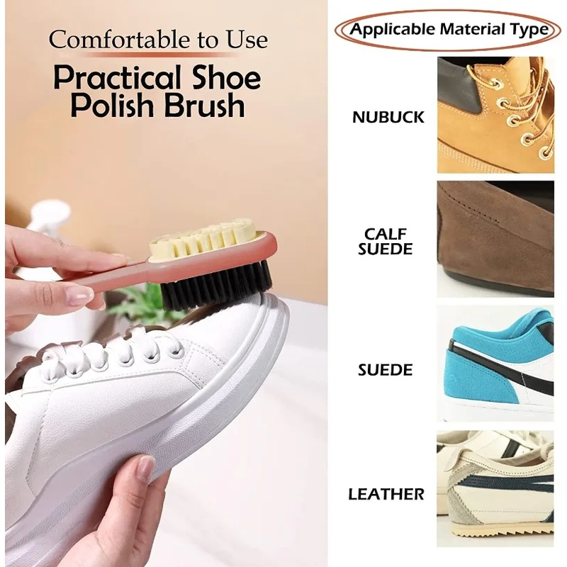 Sikat Pembersih Sepatu/Pembersih Kulit Karet Putih/Super Clean Suede Kulit Domba Matte Shoes Sneakers Care Cleaning Scrubber Brushes