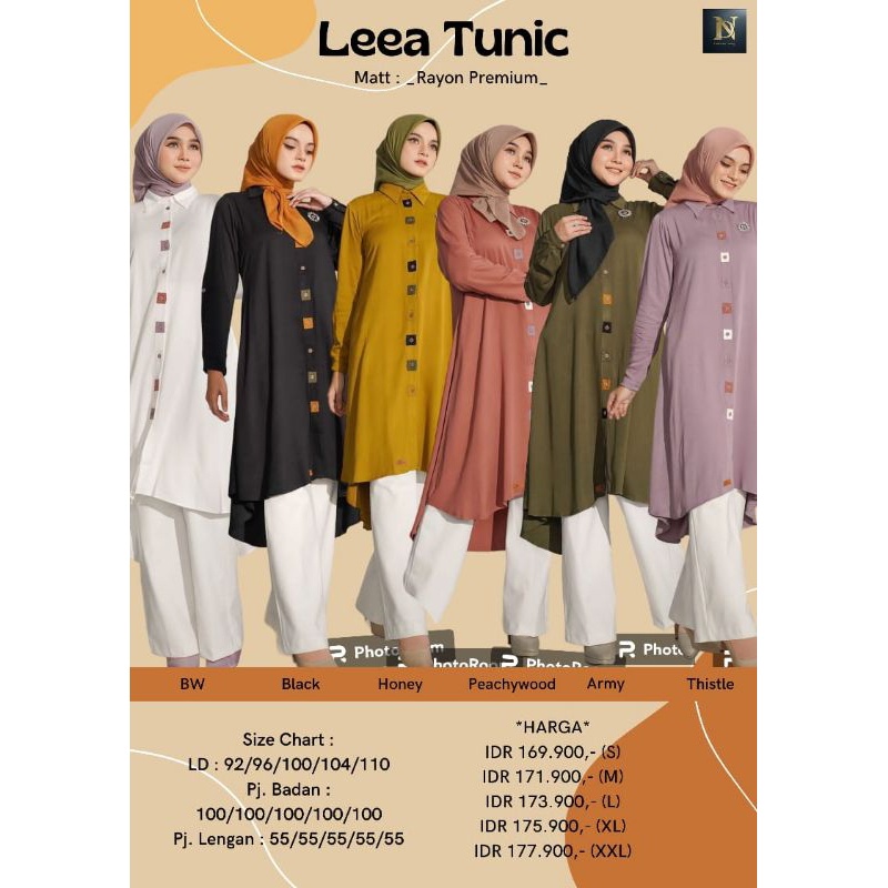 terbaru Nadheera Luxury | Leea tunic tunik nadheera  ORI | tunik cantik. Rekomendasi tunik terlaris