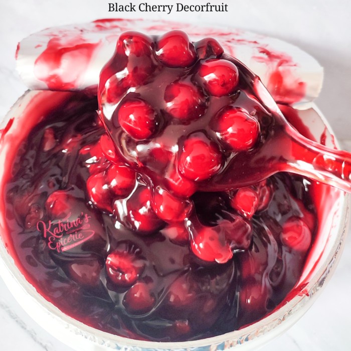 

Ready- Black Cherry Decorfruit - Selai ceri hitam