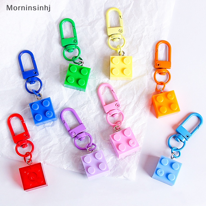 Mornin Bata Bangunan Gantungan Kunci Keyring Aksesoris Untuk Pasangan Persahabatan Wanita Dan Pria Aksesoris Keyring Gift id