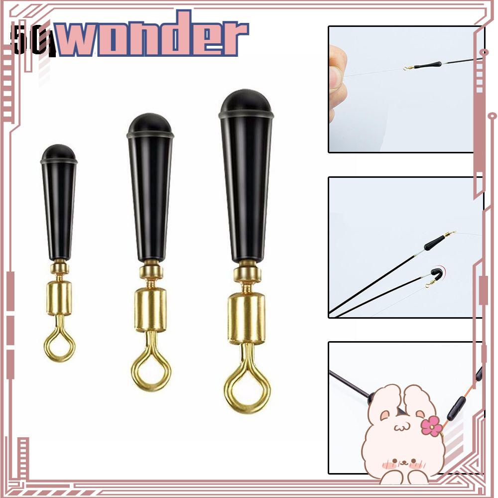 Wonder 50Pcs/Lot Fishing Gears Block Rotasi Karet Outdoor Tahan Lama Baru