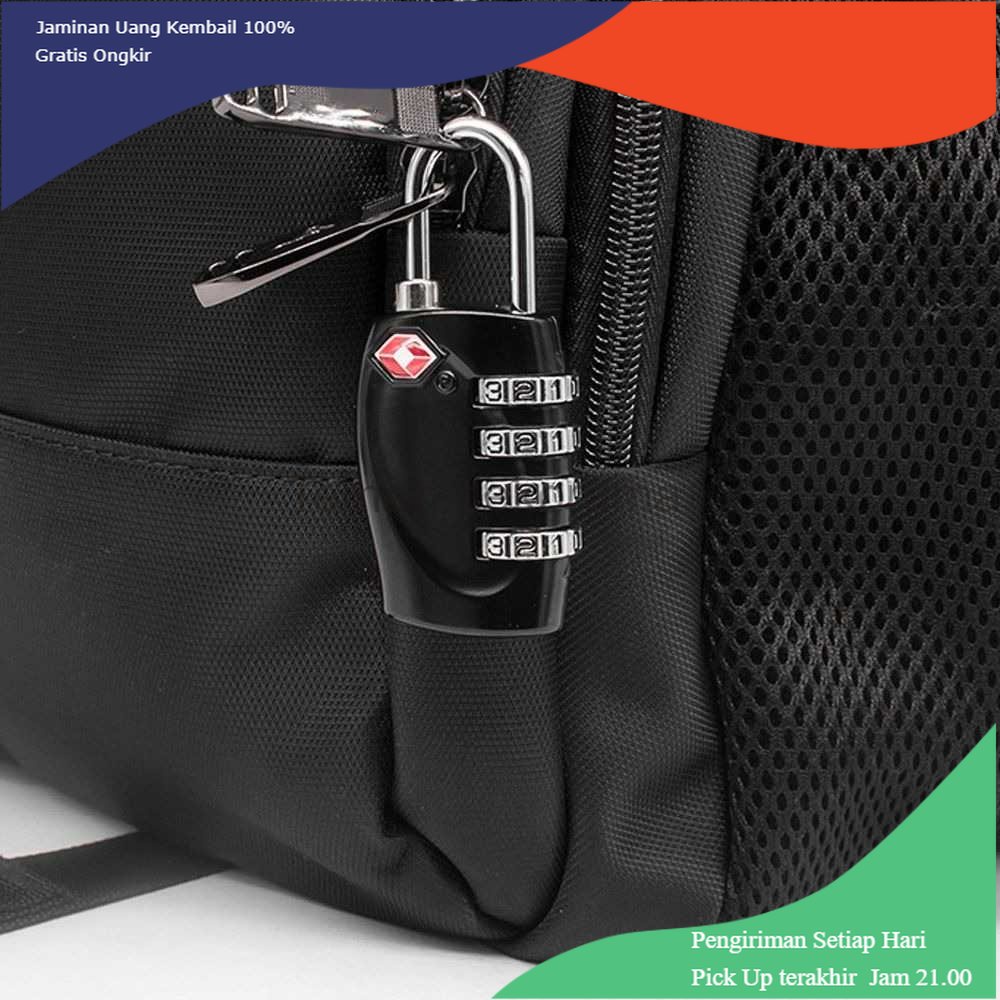 TD - DPR CoolCell Gembok Koper Angka 4 Digit Suitcase Password TSA Lock - TSA-330