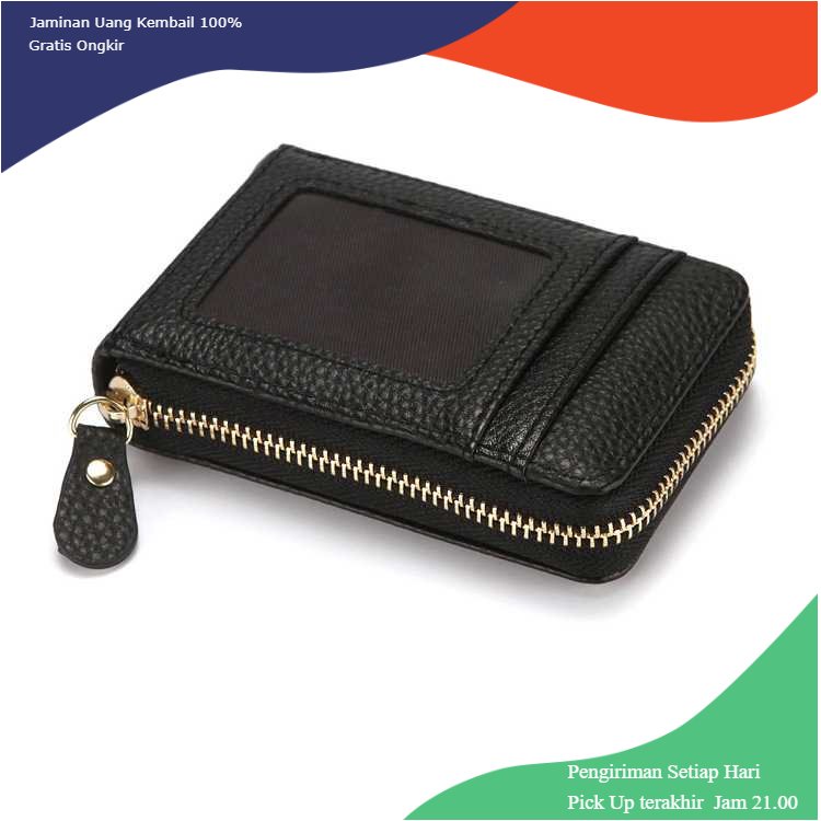 TD - DPR CUIKCA Dompet Kartu Travel Bahan Kulit PU Multifungsi - HF033