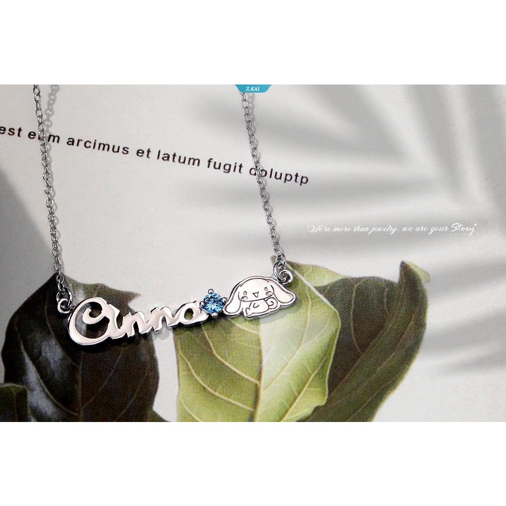 Kawaii Sanrios Kalung Lucu Cinnamoroll Kartun Anime925 Sterling Silver Necklace Aksesoris Untuk Hadiah Anak Perempuan [ZK]