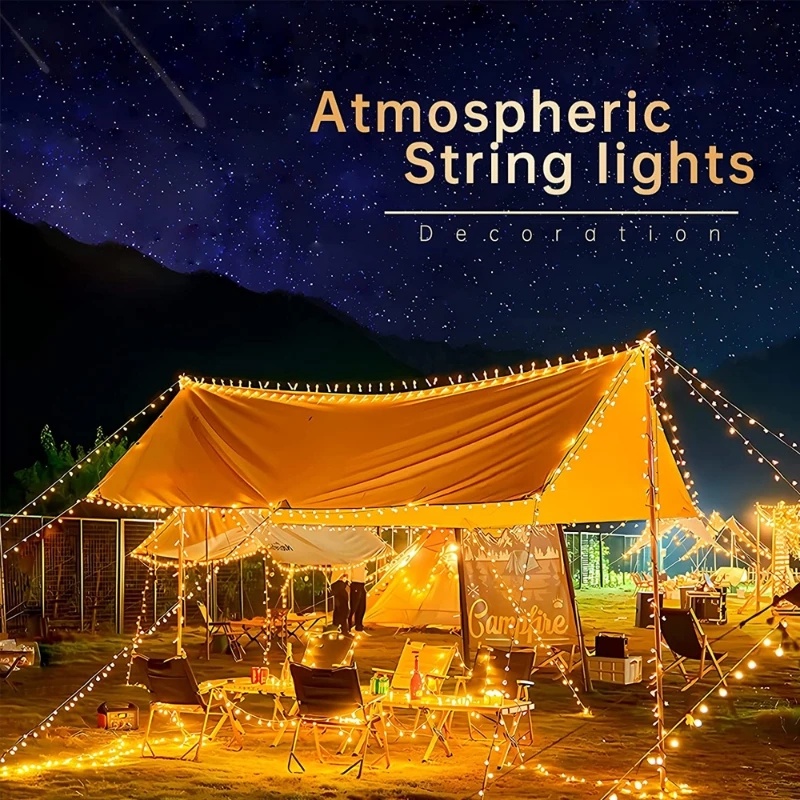 String Lampu Tenaga Baterai 10LED/Crack Ball Fairy String Lampu Outdoor Dekorasi Pesta Pernikahan