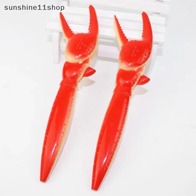 Sho 1PCS Fun Lobster Paw Ballpoint Pen Kepribadian Kepiting Klip Tang Pulpen Lucu Kreatif Alat Tulis Korea Perlengkapan Kantor Sekolah N