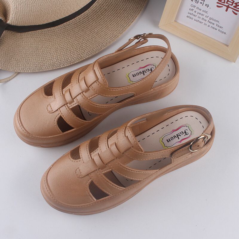 SHOEGALLERY TG1656 Sepatu Selop Tulang Bertali Wanita Import Korean Style Wanita Kerja