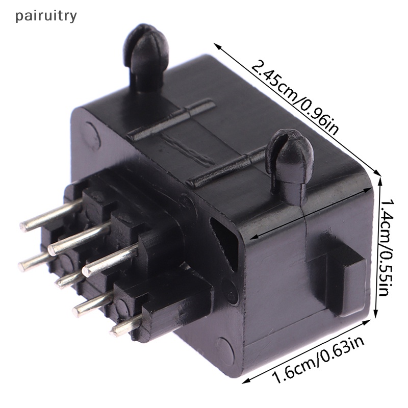 Prt Suku Cadang Pengganti Konektor 180derajat 7pin Female Kompatibel Dengan Nitendo N-E-S console Socket PRT