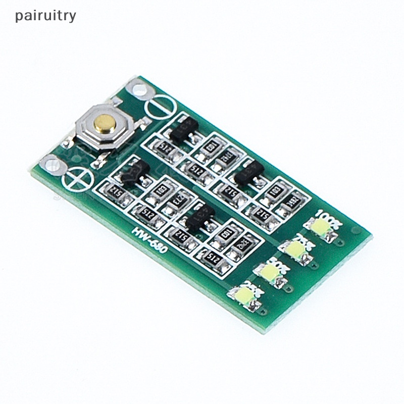 Prt 3S 11.1V 12V 12.6V Papan Display Tingkat Daya Lithium Modul Indikator Kapasitas Li-ion PRT