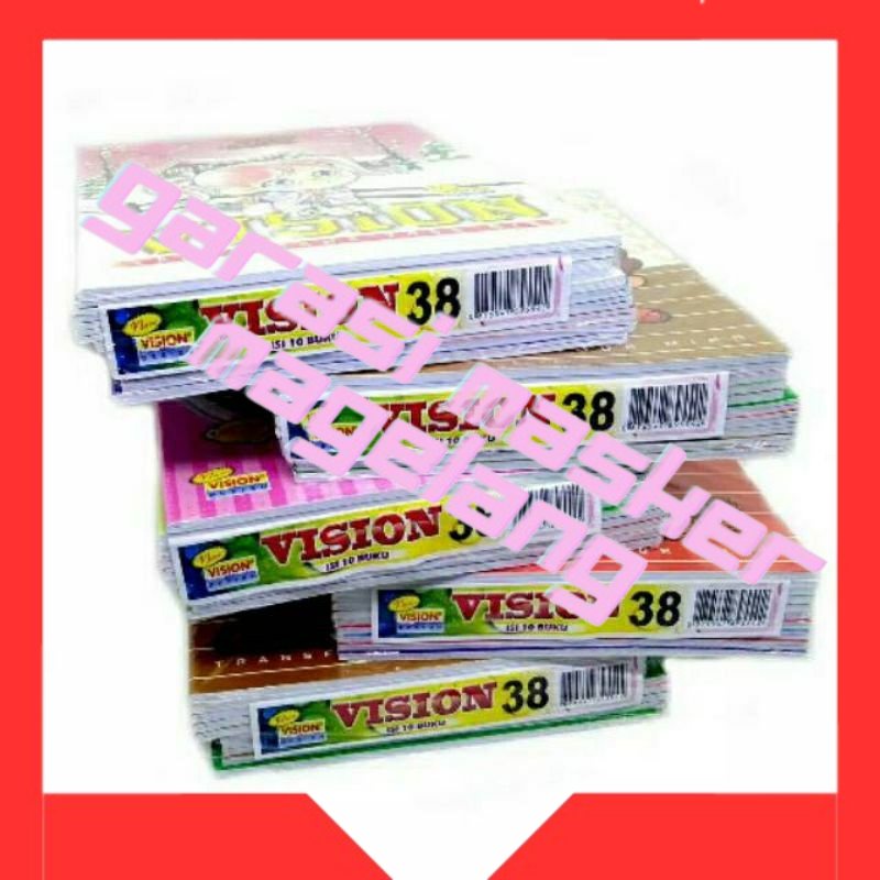 

BUKU TULIS VISION 38 LEMBAR (isi 10)