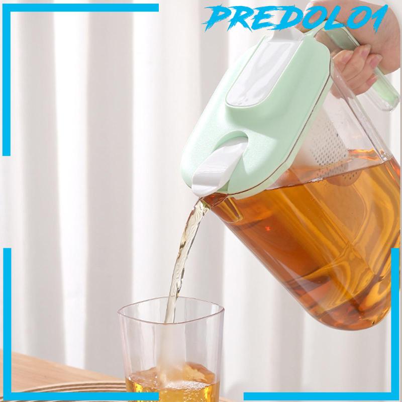 [Predolo1] Pitcher Minuman Kedap Udara Bening Dengan Penutup Water Pitcher Untuk Kopi Es Teh
