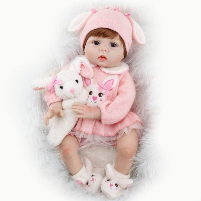 Aori Reborn Baby Doll Lifelike Realistic - Bunny Set