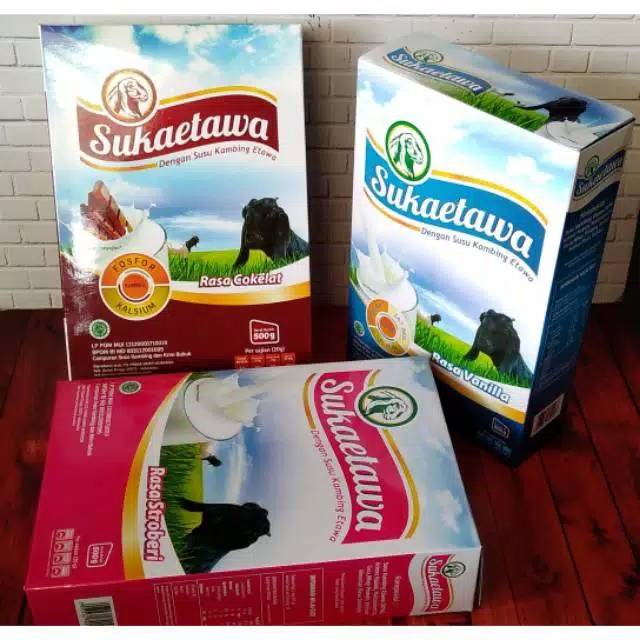

SUSU SUKA ETAWA VANILLA COKLAT STROBERY 500gr Marwan.Store