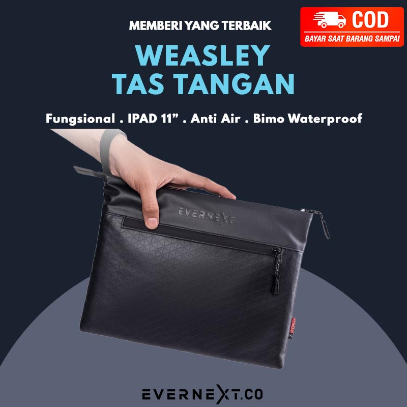 Tas Tangan Ipad Anti Air WEASLEY Waterproof 11&quot;