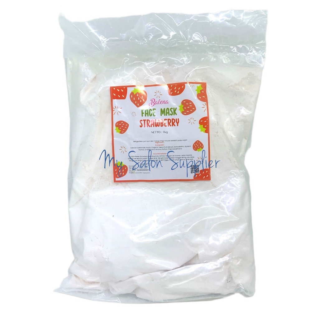 Balena Masker Wajah Strawberry Face Mask 1kg