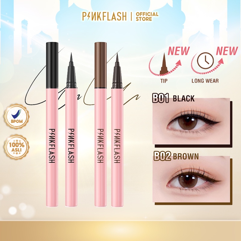 PINKFLASH OhMyLineWaterproof  Liquid Eyeliner Long Wear Quick Dry Smudge-proof Anti-transfer