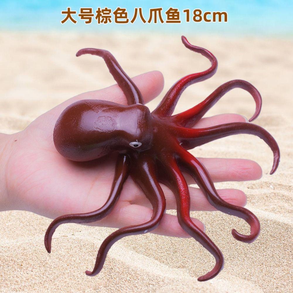 Needway   Simulasi Gurita Koleksi Mainan Model Hewan Lembut Mainan Puzzle Edukasi Dekorasi Octopus Action Toy