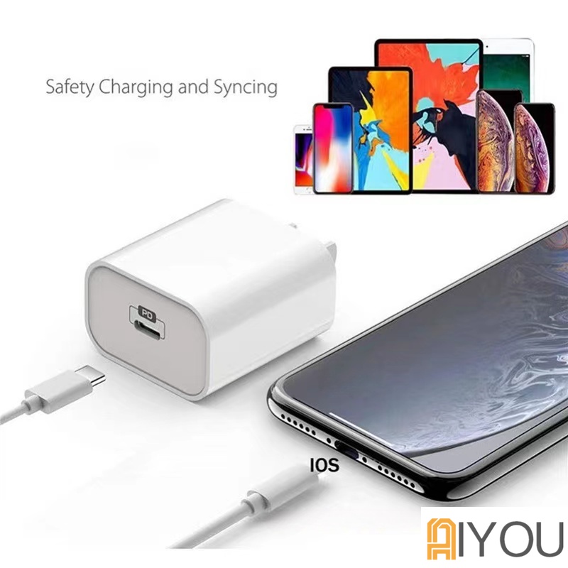 Untuk 20W USB-C Power Adapter Kompatibel Untuk 20W Fast Charger Untuk iphone iphone 14 Pro Max 13 13mini 8x XS 11 12